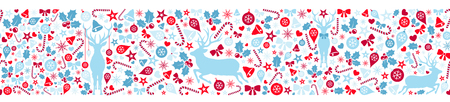 Seamless christmas pattern backgroundのイラスト素材