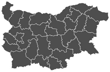 bulgaria mapのイラスト素材