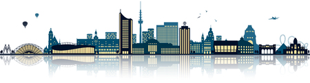 London skylineのイラスト素材