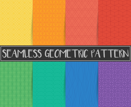 seamless geometric pattern backgroundのイラスト素材