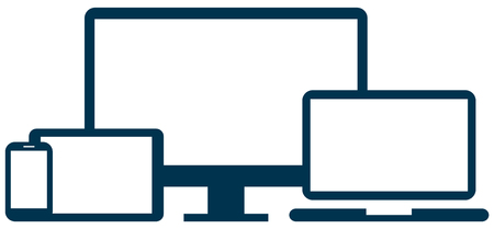 devices vector icons illustration isolated on whiteのイラスト素材