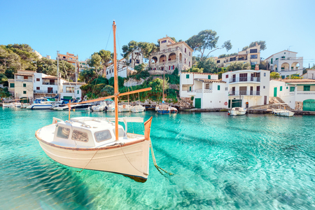 Cala Figuera, Majorca, Spainの写真素材