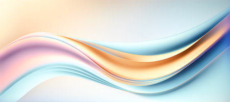 Abstract rainbow prism colors waves background. Futuristic concept. Generative AIの素材