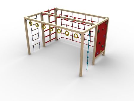3d image of a playground for children.の写真素材