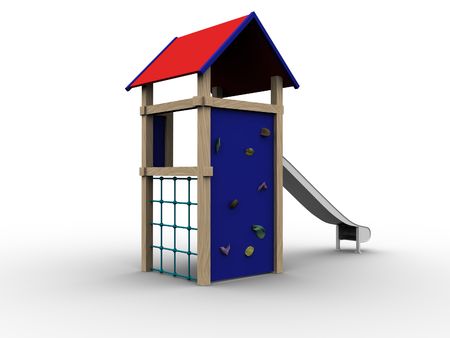 3d image of a playhouse for children.の写真素材