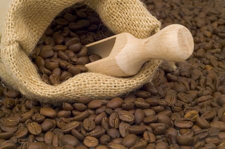 Coffee beansの写真素材