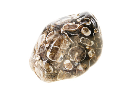 Turytel, mineral crystal isolated on a white backgroundの写真素材
