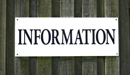 information signの写真素材