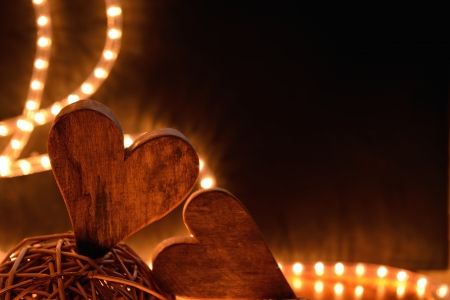 Hearts and decorationの写真素材