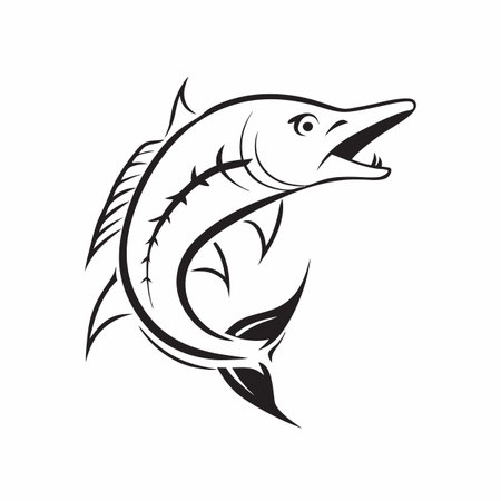 Illustration of Sea Fishのイラスト素材