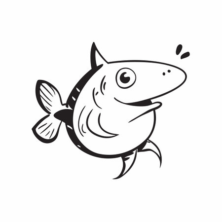 Illustration of Sea Fishのイラスト素材