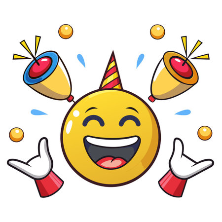 Social reaction emojiのイラスト素材