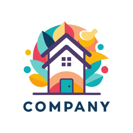 Home decor logo templateのイラスト素材