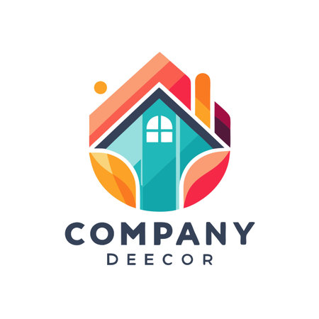 Home decor logo templateのイラスト素材