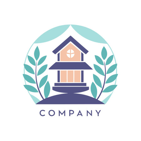 Home decor logo templateのイラスト素材