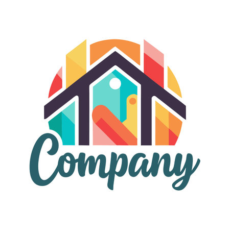 Home decor logo templateのイラスト素材