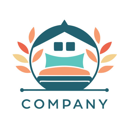 Home decor logo templateのイラスト素材