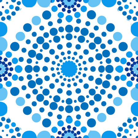Dot pattern on white backgroundのイラスト素材