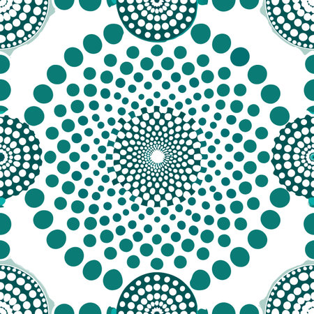 Dot pattern on white backgroundのイラスト素材