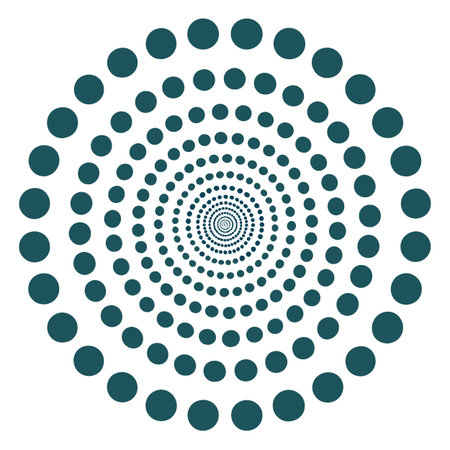 Dot pattern on white backgroundのイラスト素材