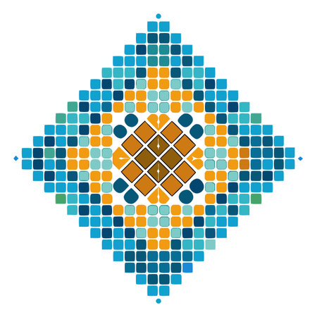 Dot pattern on white backgroundのイラスト素材