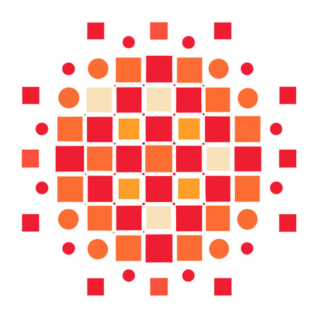Dot pattern on white background