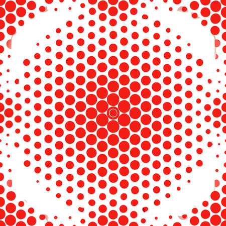 Dot pattern on white background