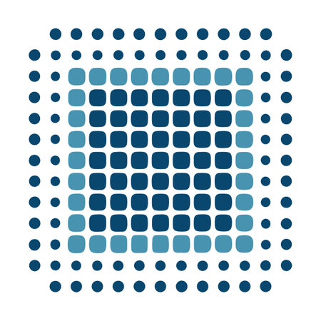 Dot pattern on white backgroundのイラスト素材