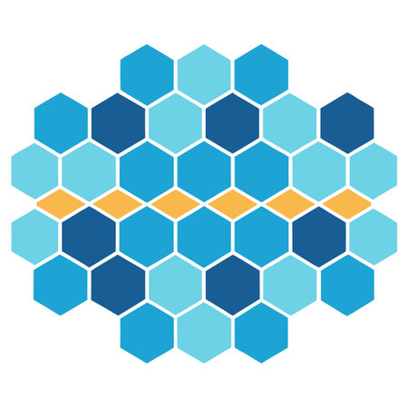 Dot pattern on white backgroundのイラスト素材