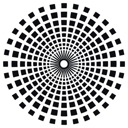 Dot pattern on white backgroundのイラスト素材