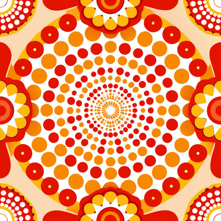 Dot pattern on white background