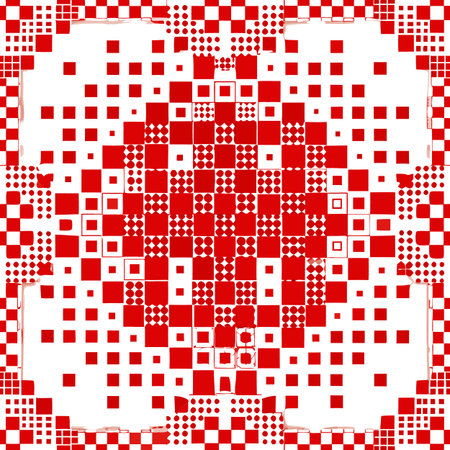 Dot pattern on white backgroundのイラスト素材