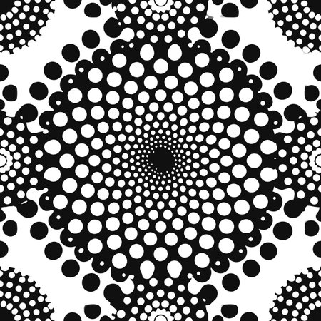 Dot pattern on white background