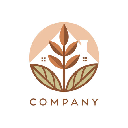 Home decor logo templateのイラスト素材