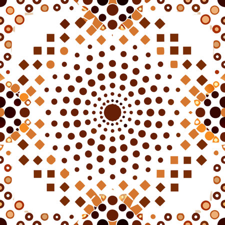 Dot pattern on white backgroundのイラスト素材