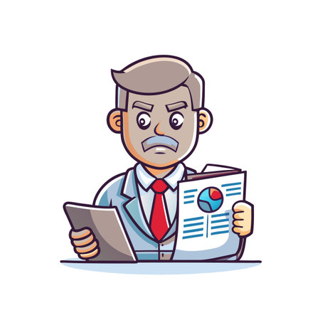 Illustration of Business and Financeのイラスト素材