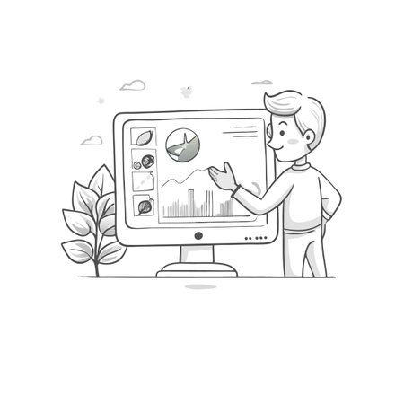 Illustration of Business and Financeのイラスト素材