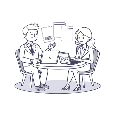 Illustration of Business and Financeのイラスト素材