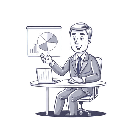 Illustration of Business and Financeのイラスト素材