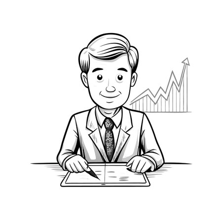 Illustration of Business and Financeのイラスト素材