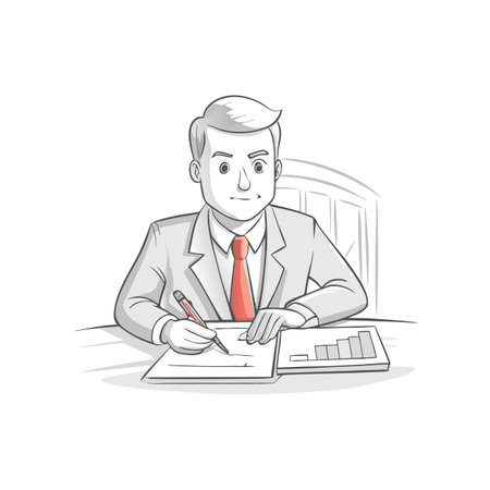 Illustration of Business and Financeのイラスト素材