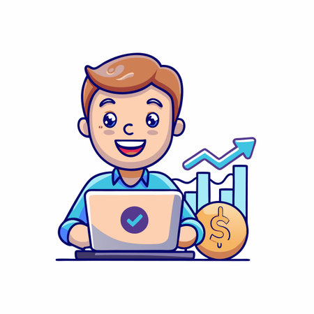 Illustration of Business and Financeのイラスト素材