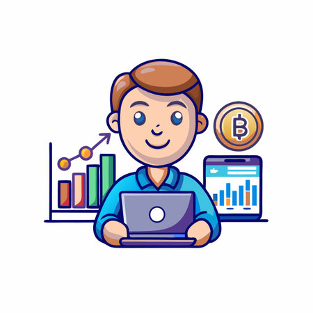 Illustration of Business and Financeのイラスト素材