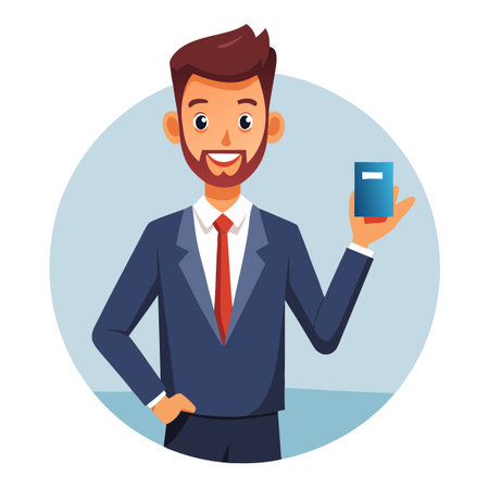 Illustration of business and financeのイラスト素材