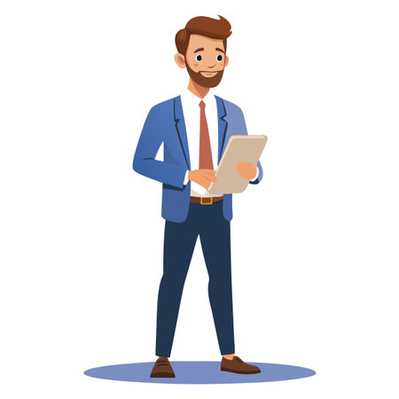 Illustration of business and financeのイラスト素材