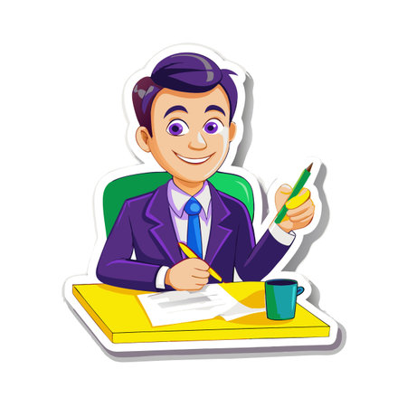 Illustration of business and financeのイラスト素材