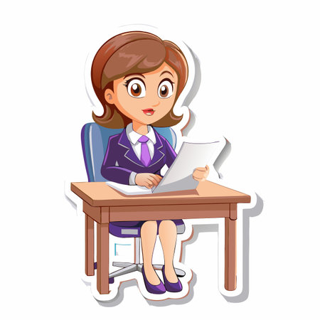 Illustration of business and financeのイラスト素材