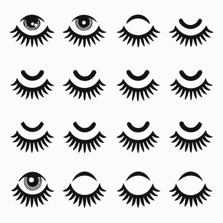 Set of Eye iconsのイラスト素材