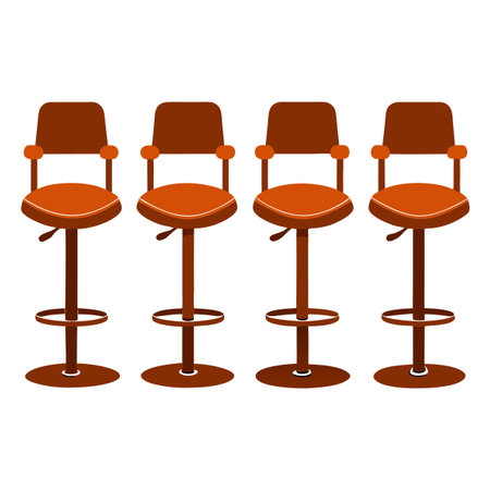 Set of Office Chairのイラスト素材