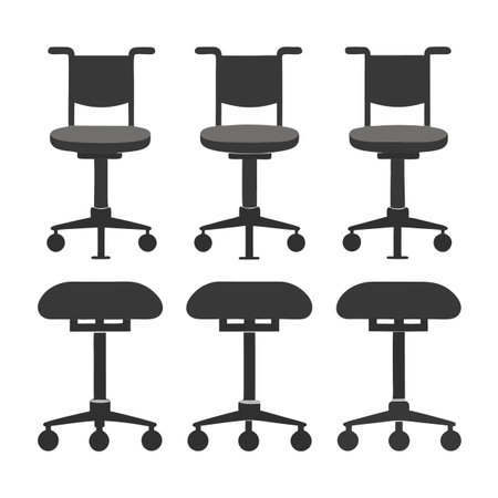 Set of Office Chairのイラスト素材